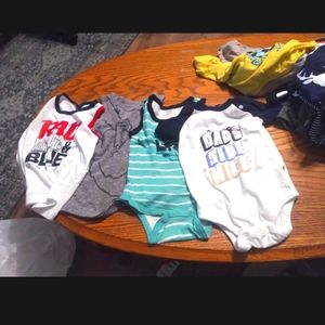 12 to 18 months shirt sleeve baby onesies